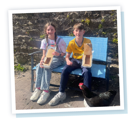 'Week 1 down of hot lunches and all went great. So much excitement and our compost box was empty everyday! So a real sign of good food! My 2 seemed so much brighter coming in from school and ready for homework! We used to have half eaten lunches but not this week.' ​- Sinead, Mother. Co. Cork
